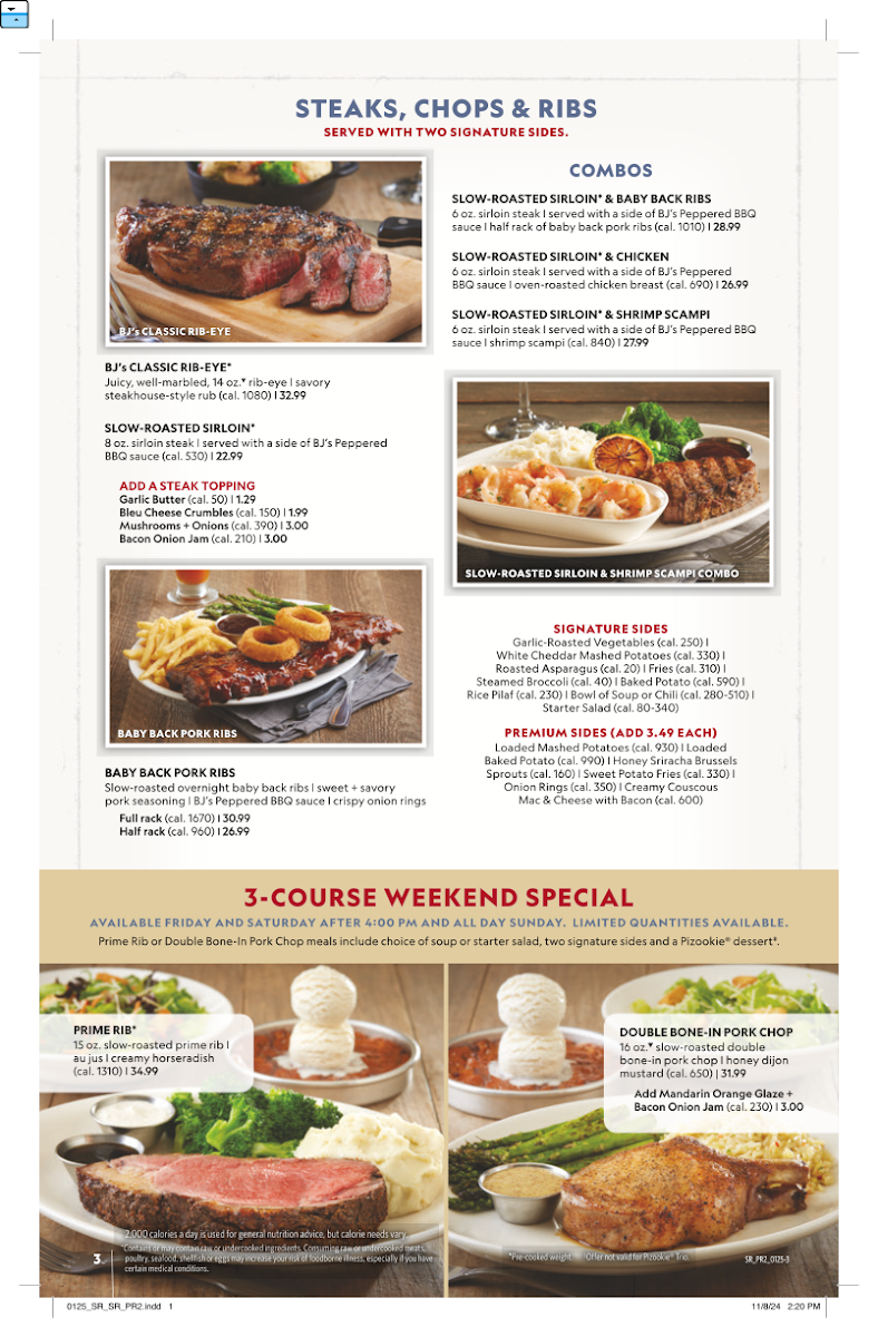 BJ's Restaurant & Brewhouse Menu - Image 6